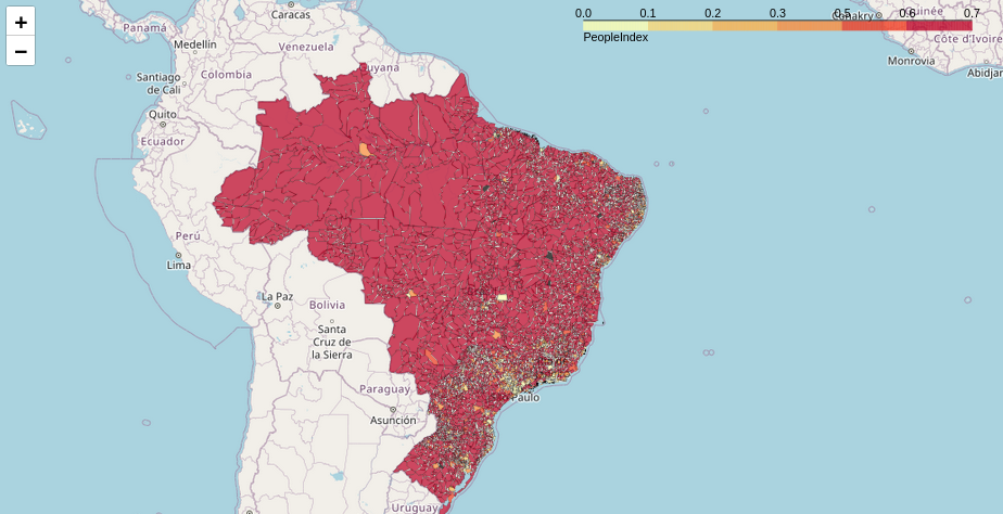 Índice de população